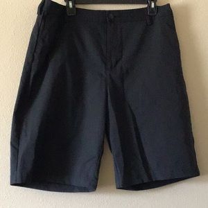 Black adidas golf shorts